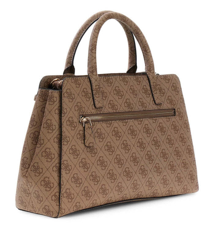 Multi Comp Satchel Latte Logo