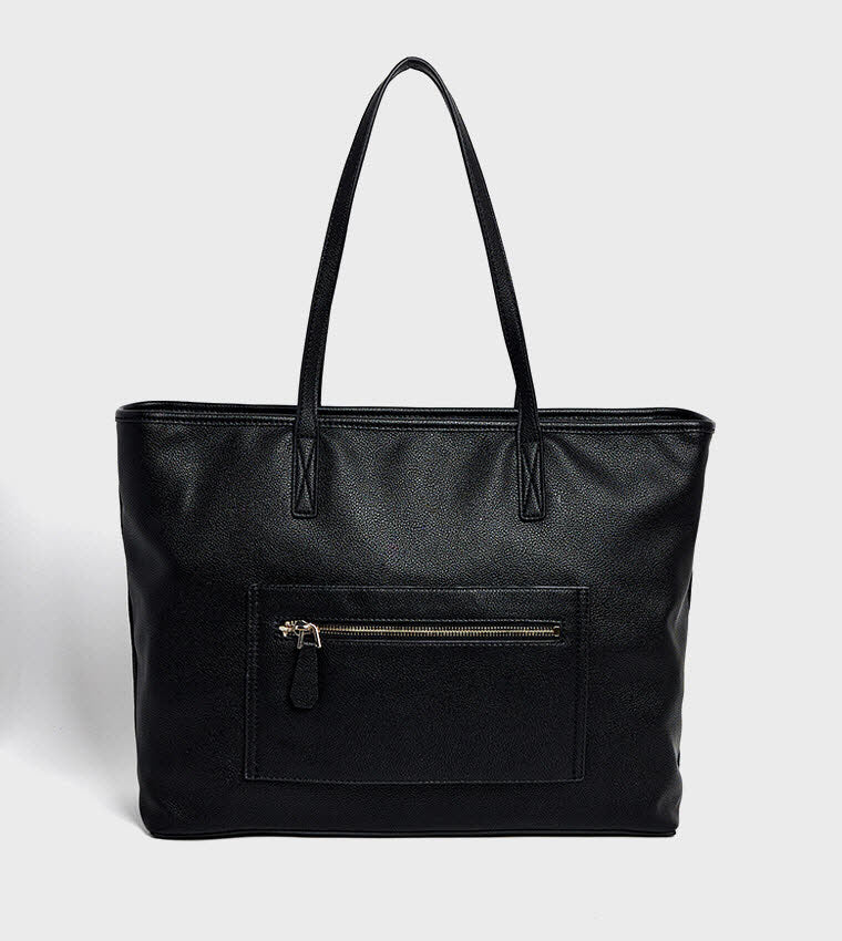 LARGE TECH TOTE BLACK