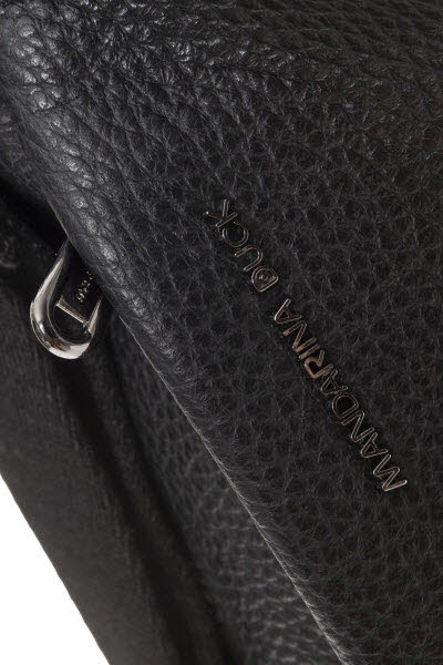 Leather Hobo Backpack NERO