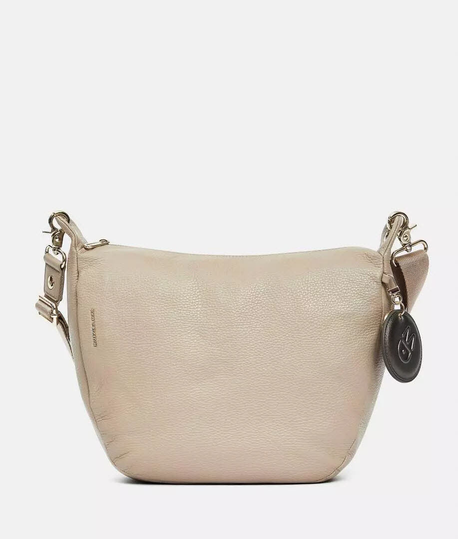 Leather Crossover Warm Taupe