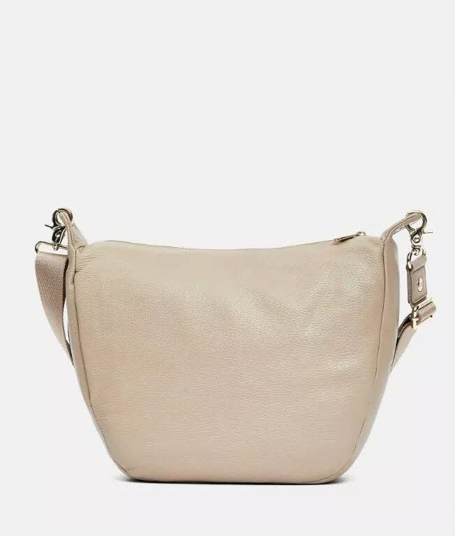 Leather Crossover Warm Taupe