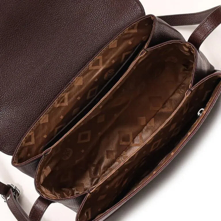 Überschlagtasche Sabina Darkbrown