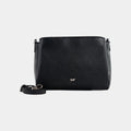 Schultertasche M Schwarz