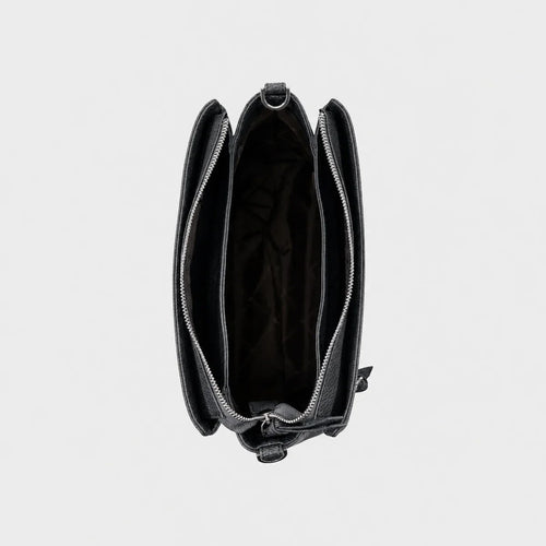 Schultertasche M Schwarz
