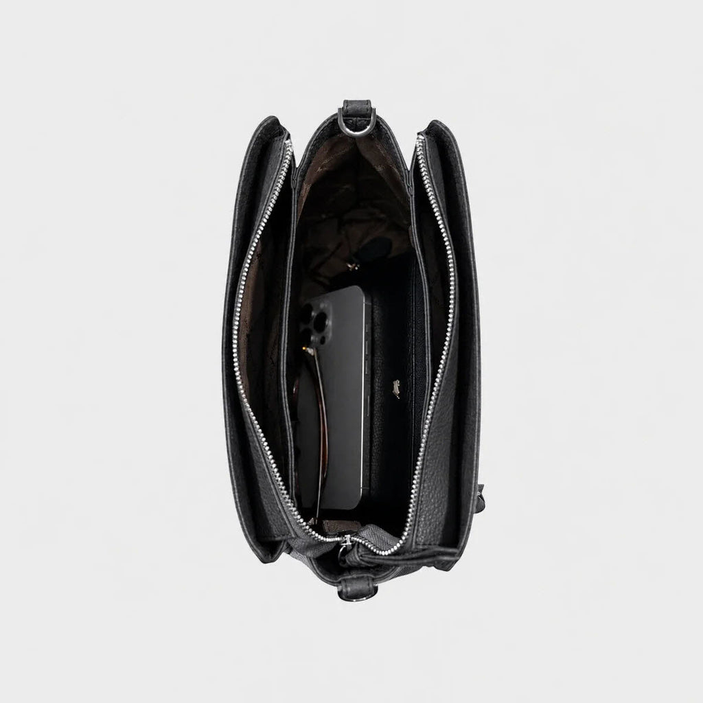 Schultertasche M Schwarz