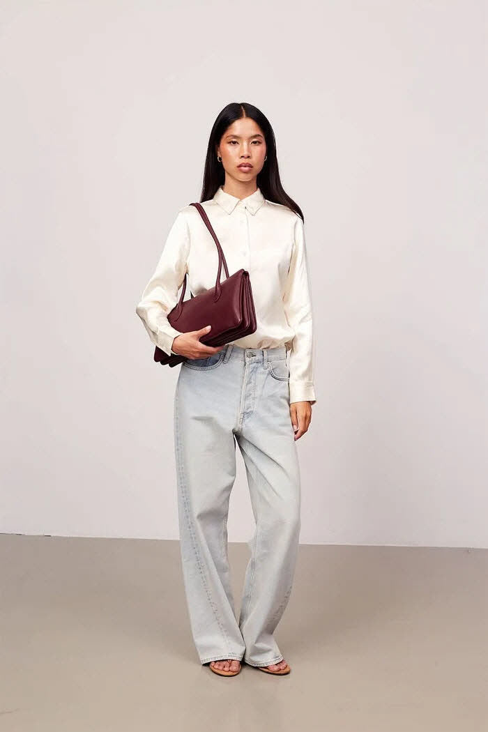 Handbag Alma Burgundy