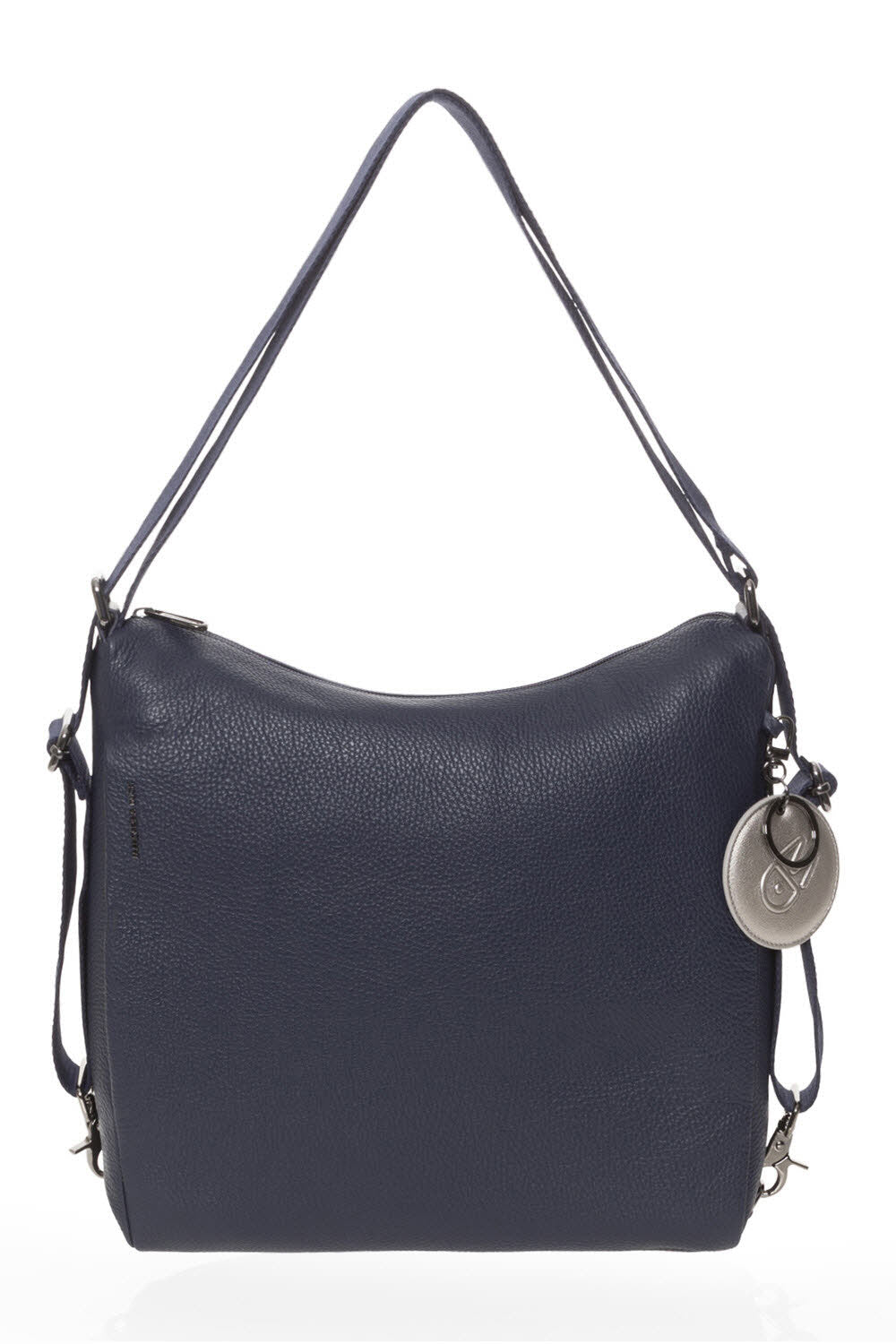 Leather Hobo Backpack Dress Blue