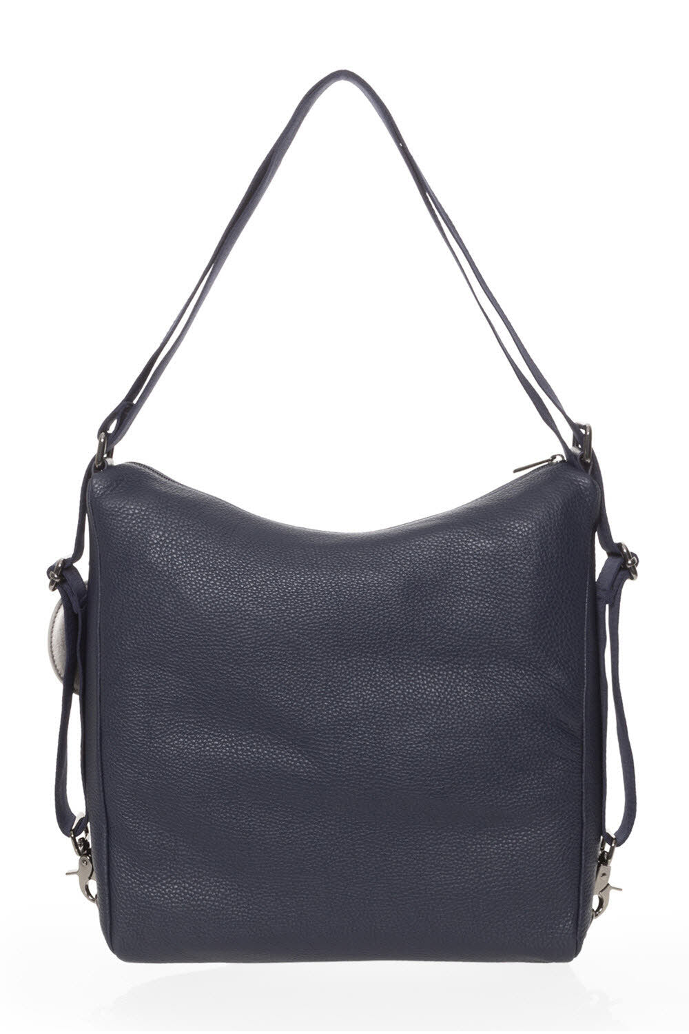 Leather Hobo Backpack Dress Blue