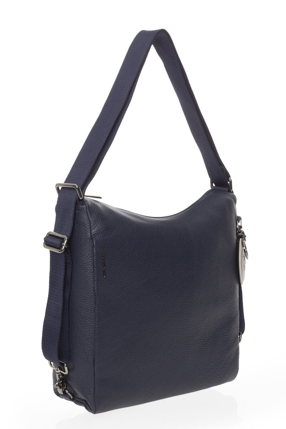 Leather Hobo Backpack Dress Blue