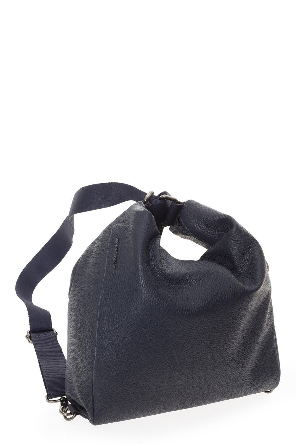 Leather Hobo Backpack Dress Blue