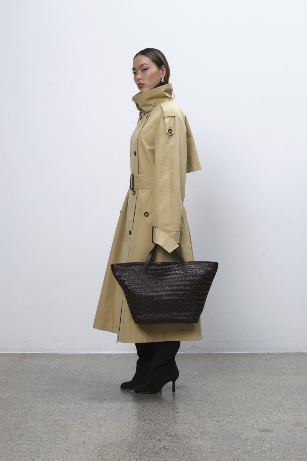 Shopper Flora Dark Brown