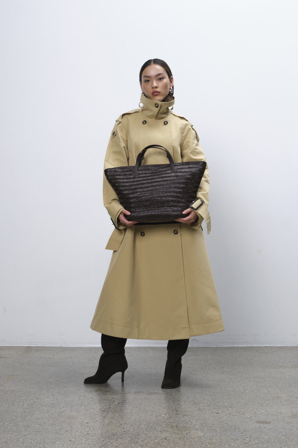 Shopper Flora Dark Brown