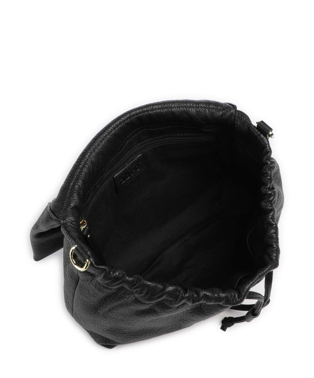 Schultertasche TEMI SCHWARZ/NICKEL