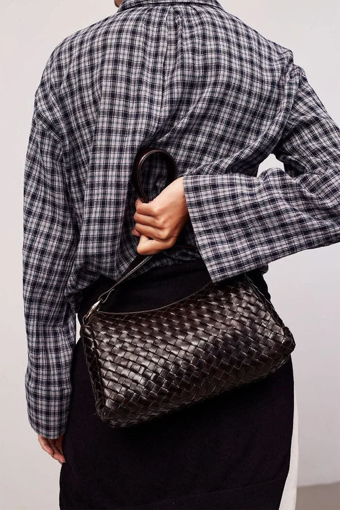 Shoulder Bag Eleonora Dark Brown
