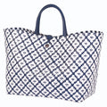 Motif Bag navy with white pattern
