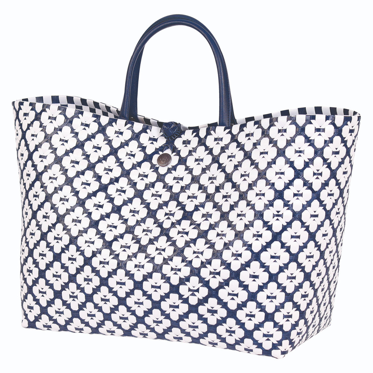 Motif Bag navy with white pattern