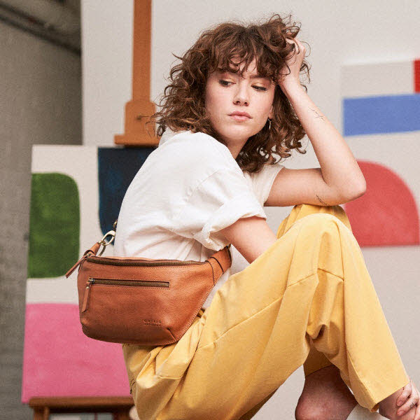Drew Bum Bag Cognac