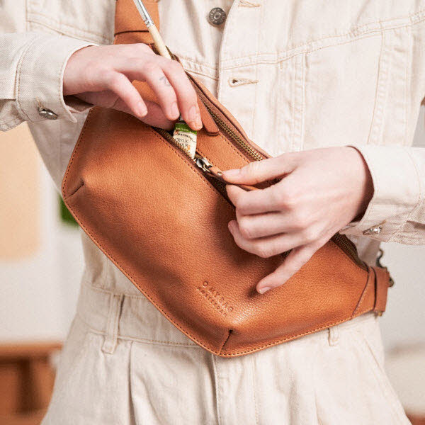Drew Bum Bag Cognac