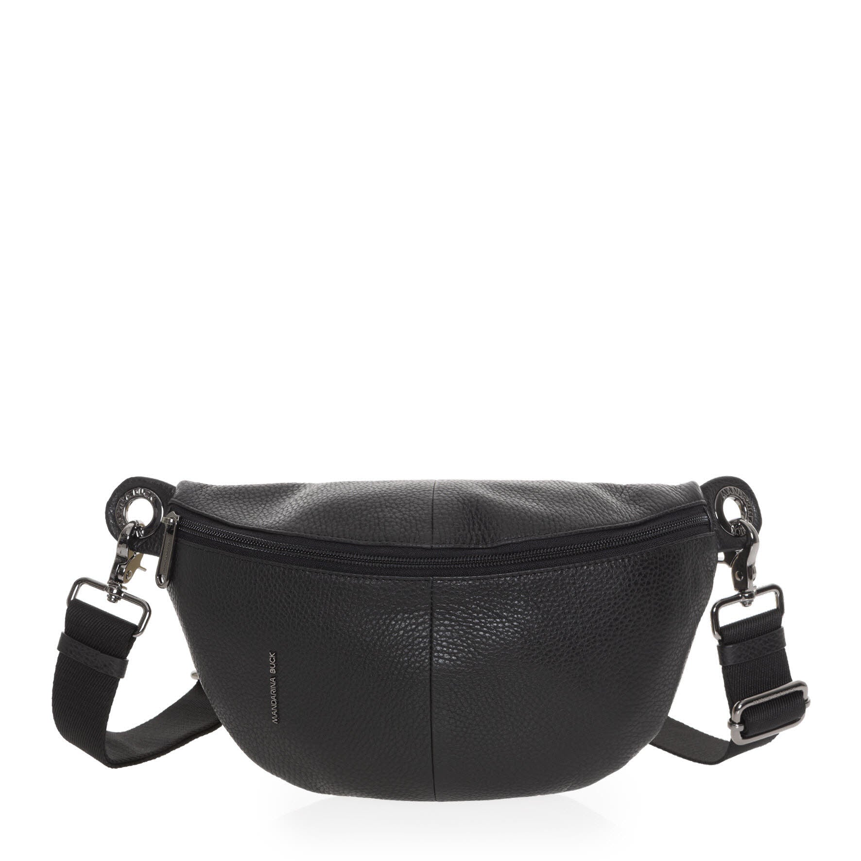 Leather Bum Bag NERO