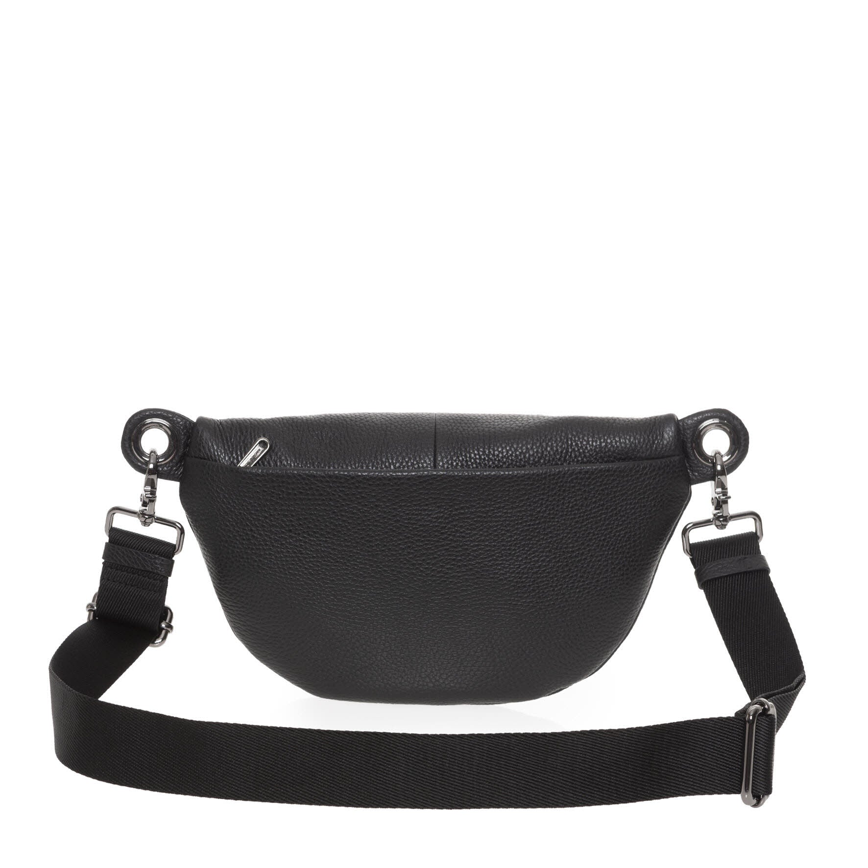 Leather Bum Bag NERO
