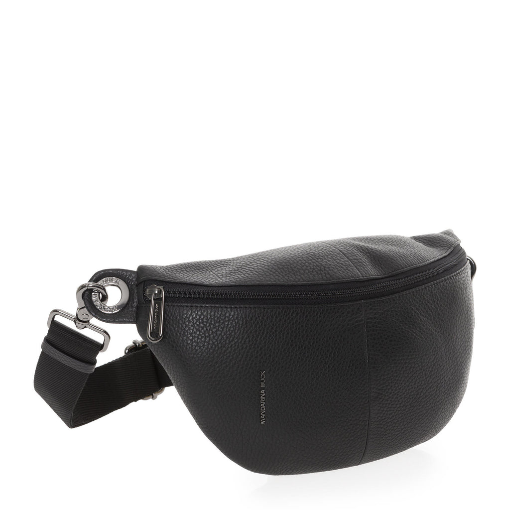 Leather Bum Bag NERO
