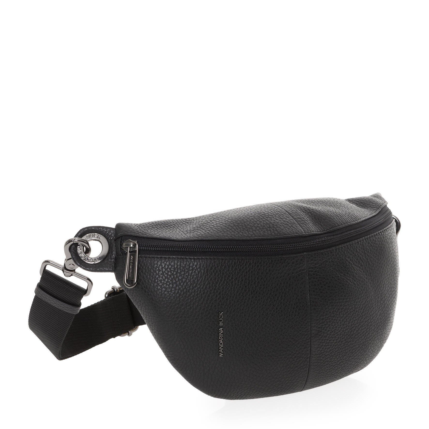 Leather Bum Bag NERO