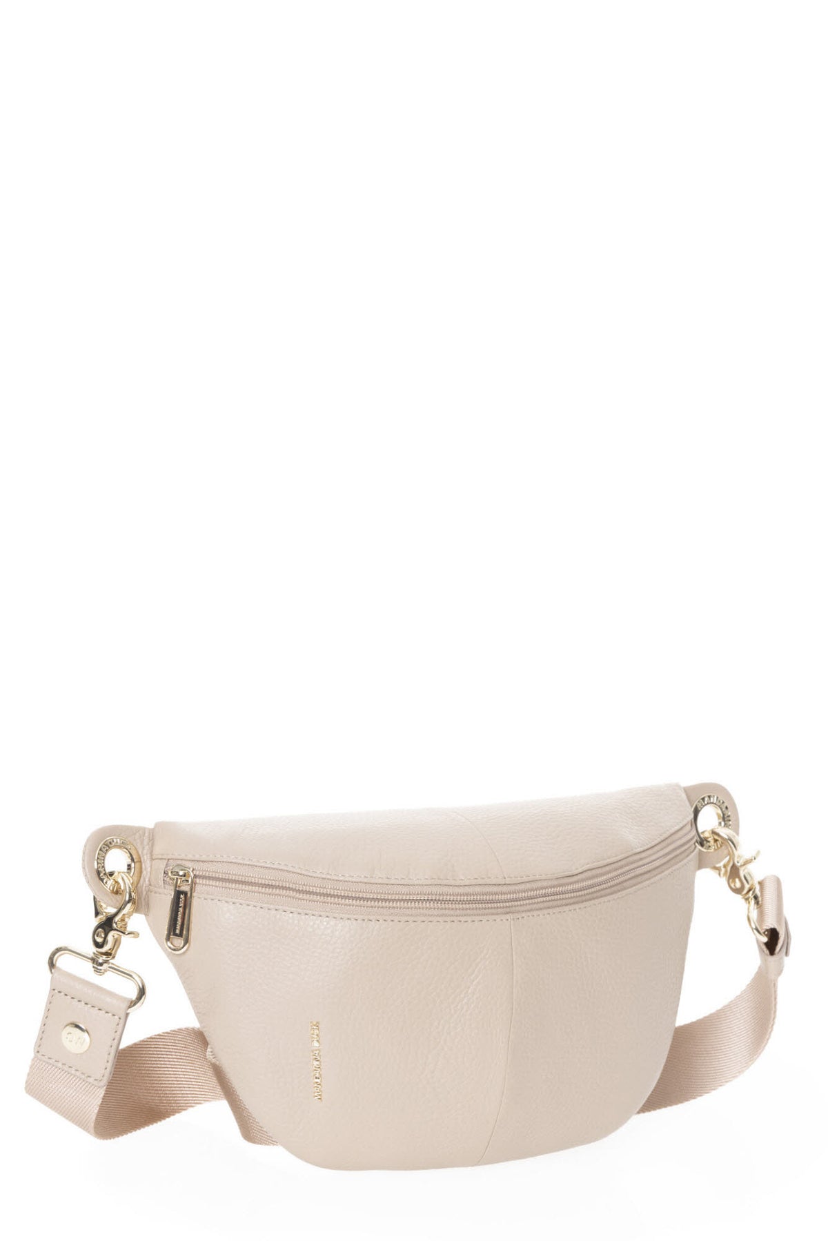 Leather Bum Bag WARM TAUPE