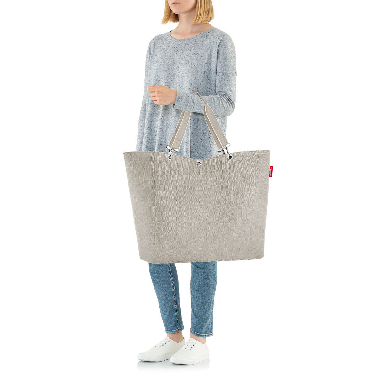 shopper XL herringbone sand