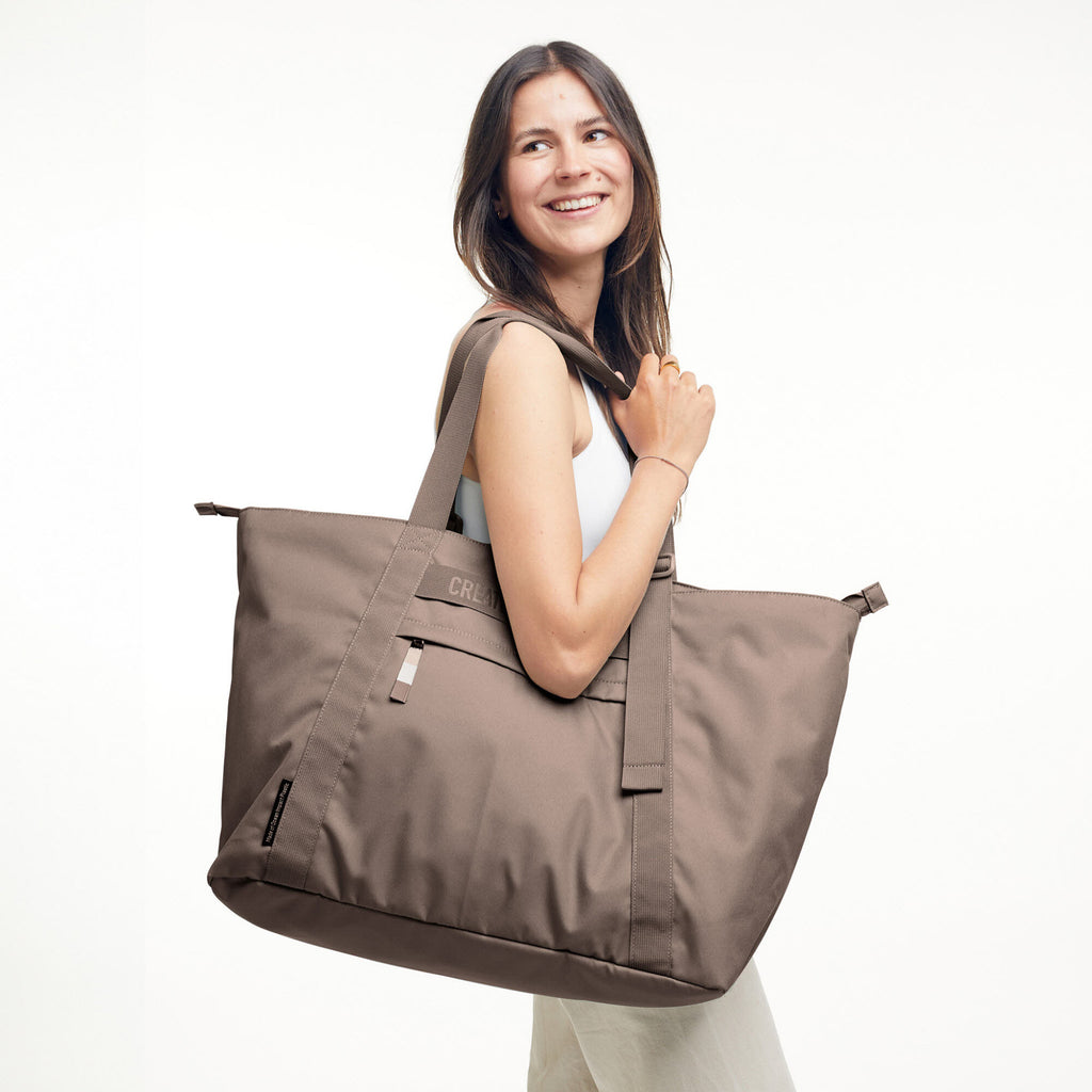 Tote Bag Large Monochrome Oyster