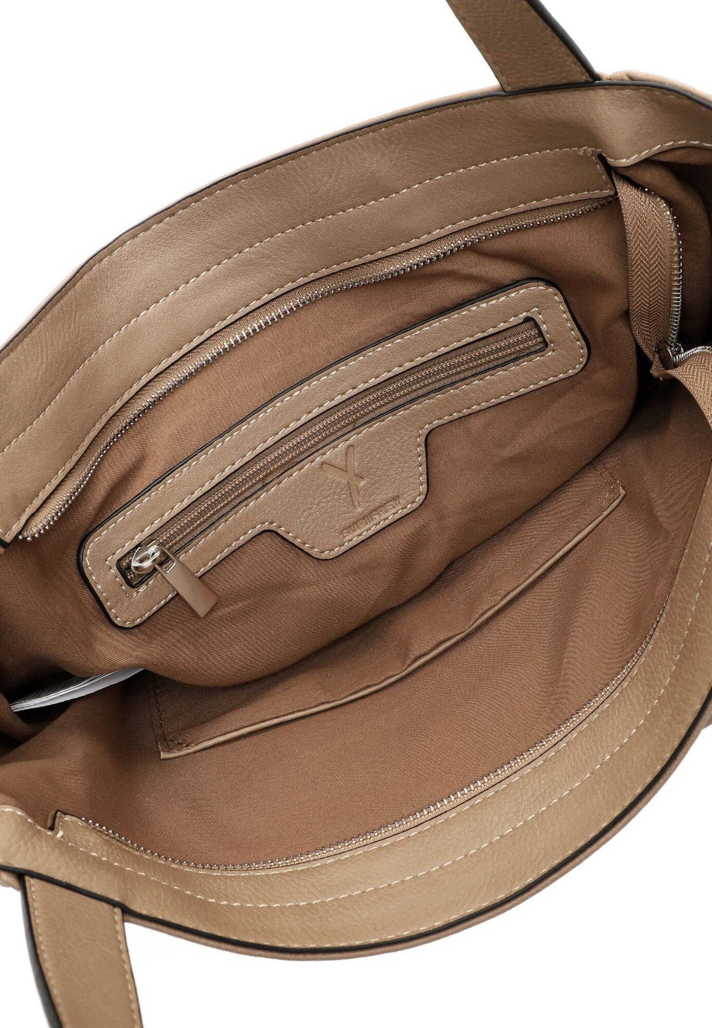 Cityshopper groß Taupe