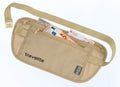 Sicherheitsbauchtasche Beige