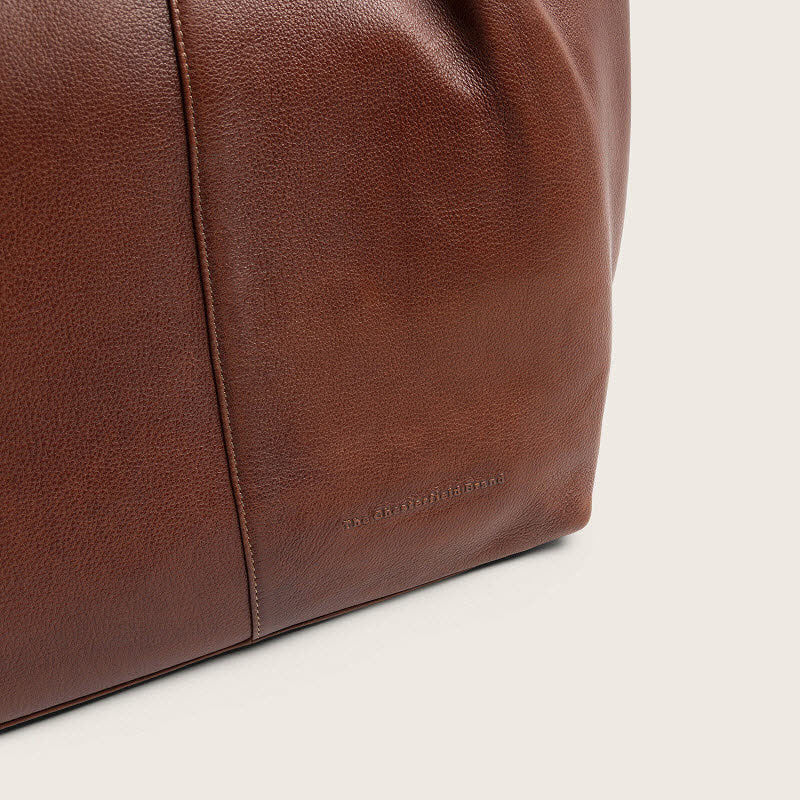 Leder Shopper Vespera Cognac