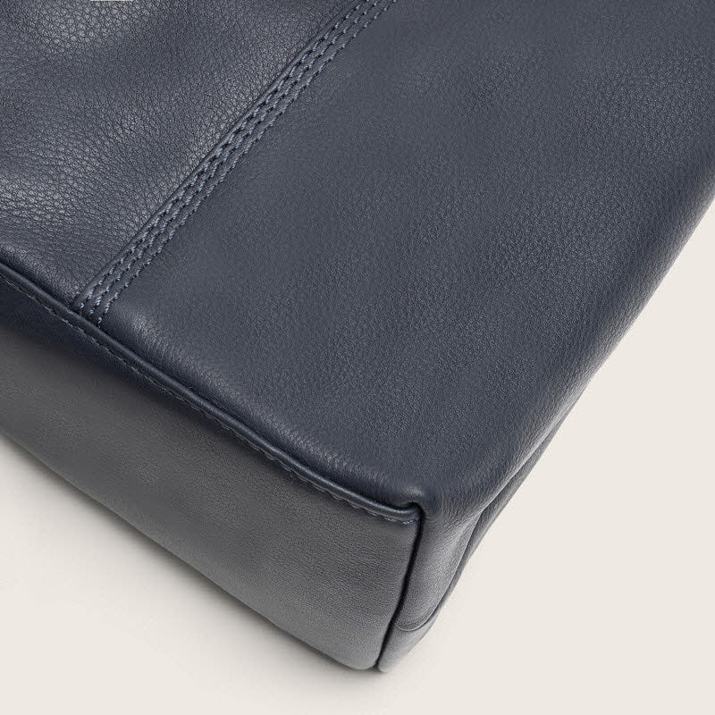 Leder Umhängetasche Marvos Navy