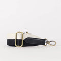 Striped Webbing Strap Black & White