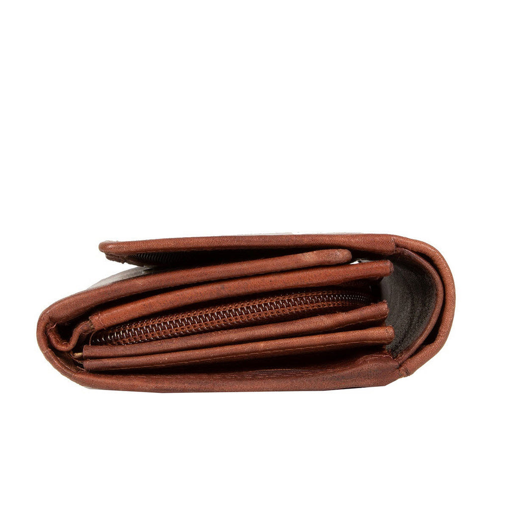 Damenbörse Cognac