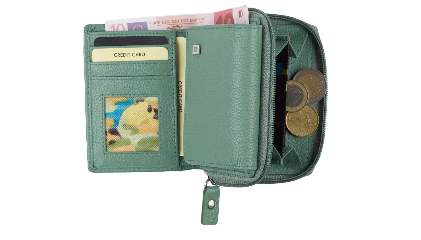 Reißverschlussbörse Mint