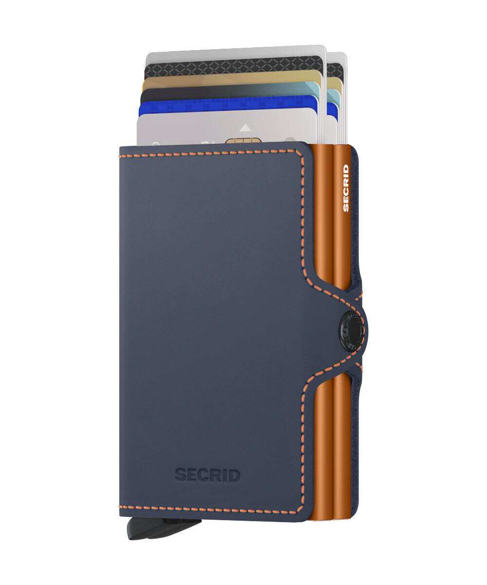 Twinwallet Nightblue Orange