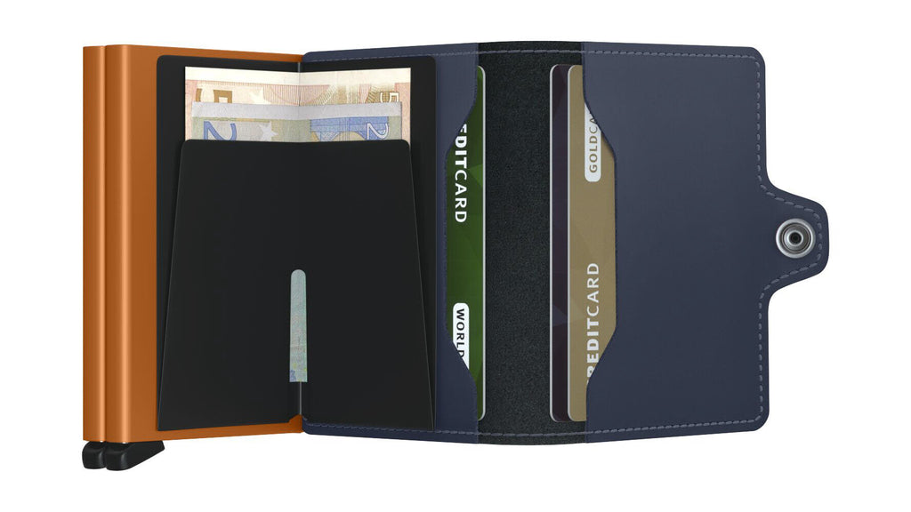 Twinwallet Nightblue Orange