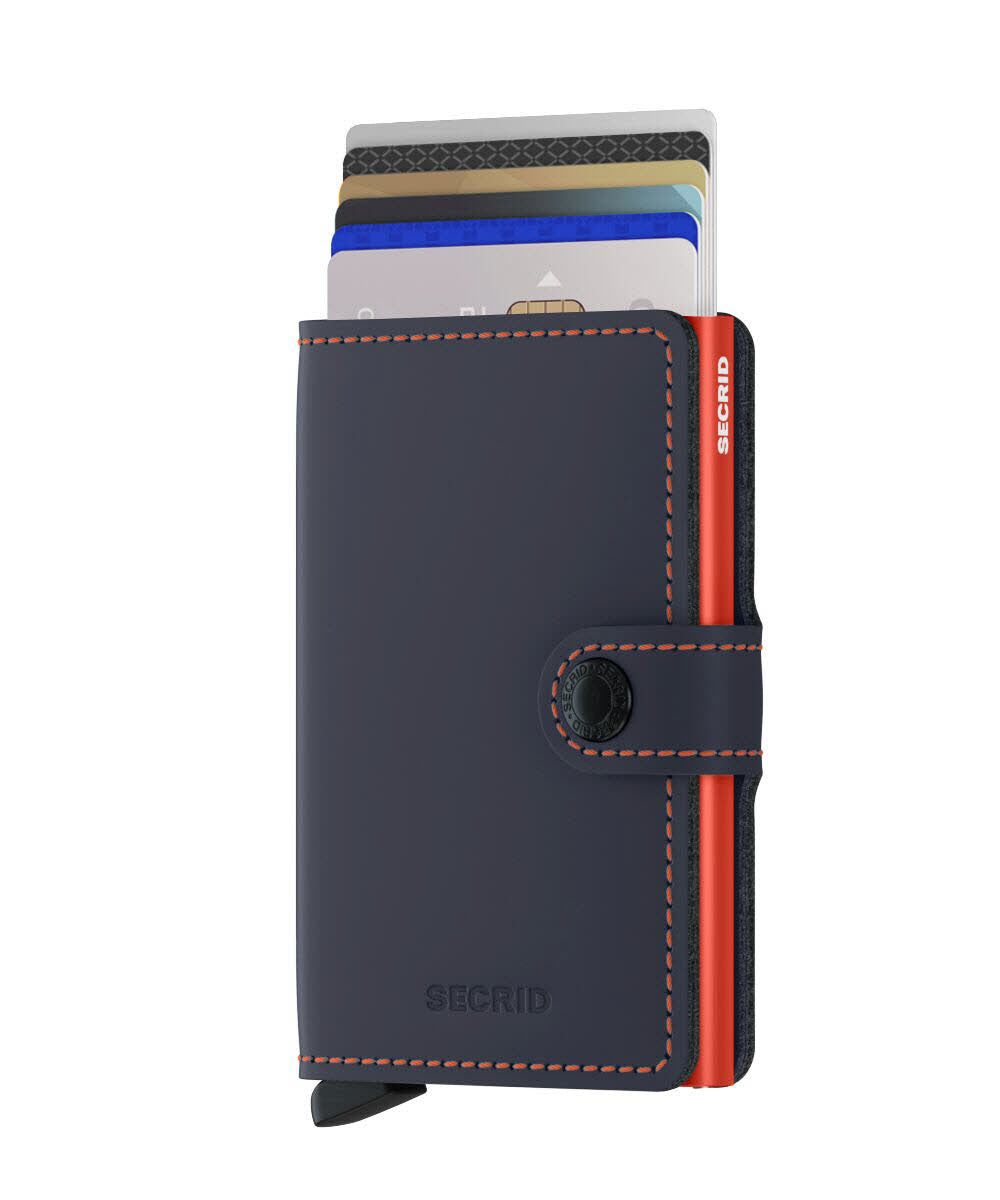 Miniwallet Nightblue & Orange