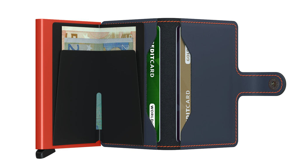 Miniwallet Nightblue & Orange