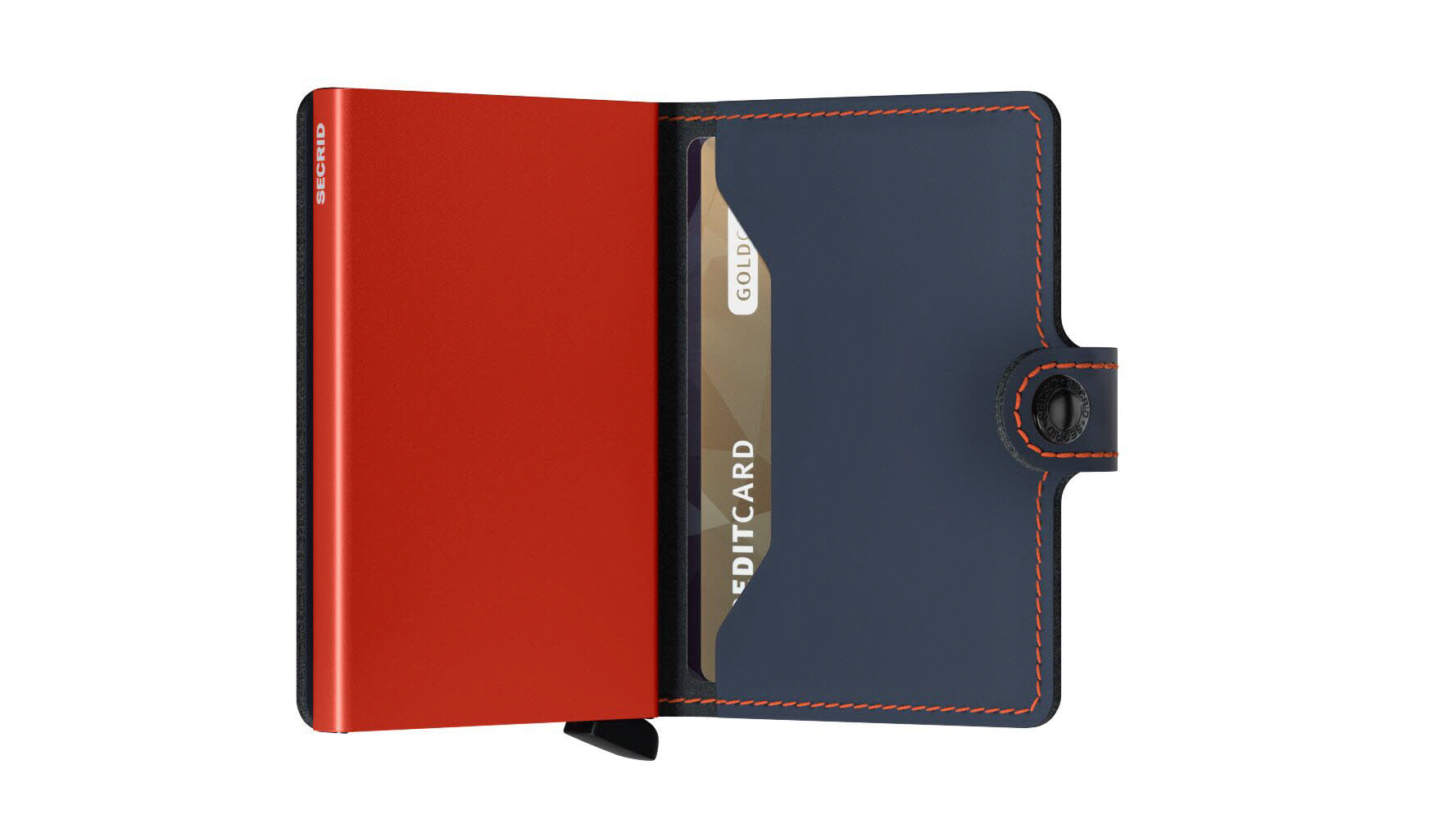 Miniwallet Nightblue & Orange