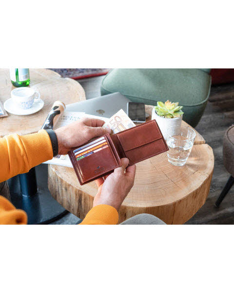 Rfid Geldbörse 9Cs tabak