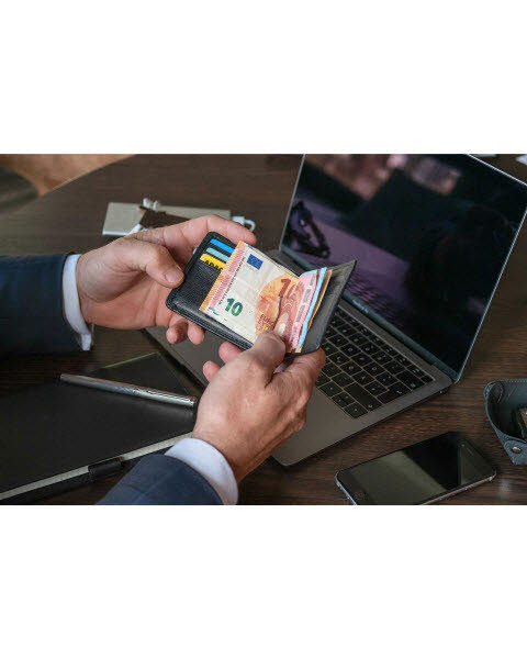Rfid Dollarclip 6Cs Schwarz