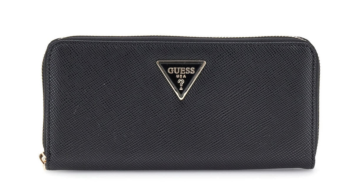 Large Zip Around BLACK
