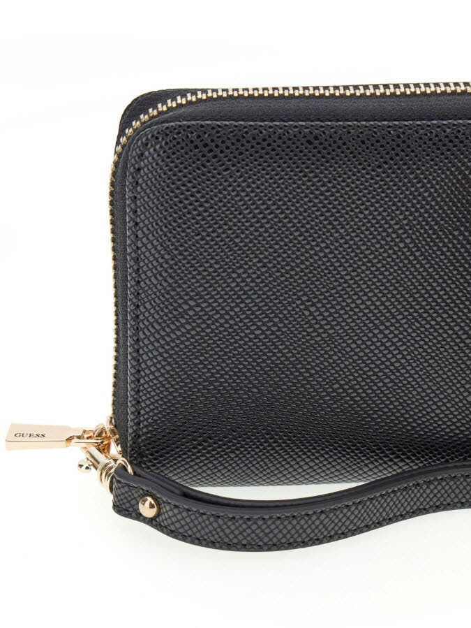 Large Zip Around BLACK
