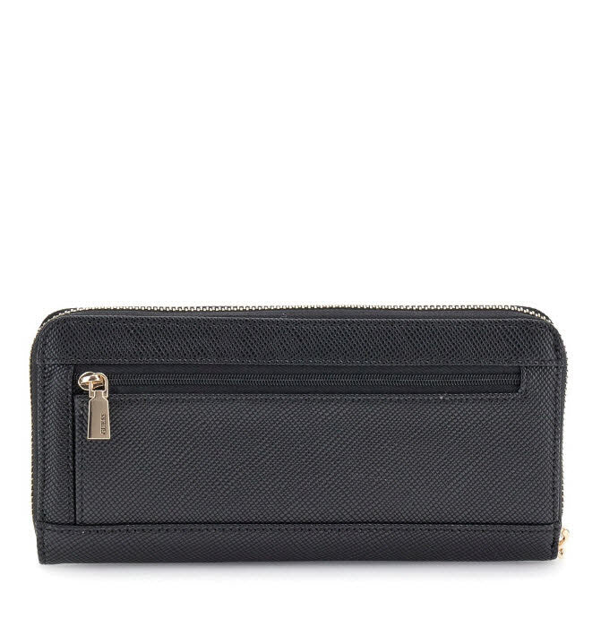 Large Zip Around BLACK