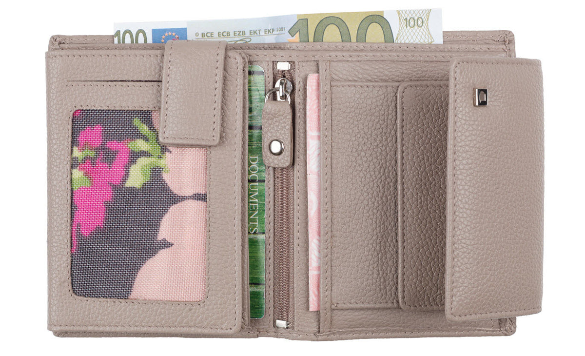 Damenbörse Beige