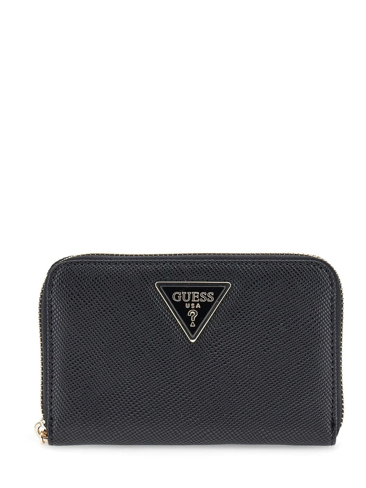Medium Zip Around BLACK
