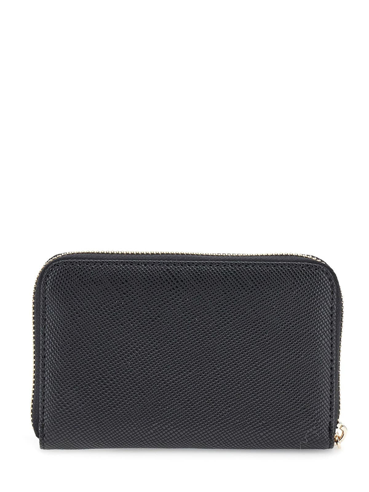 Medium Zip Around BLACK