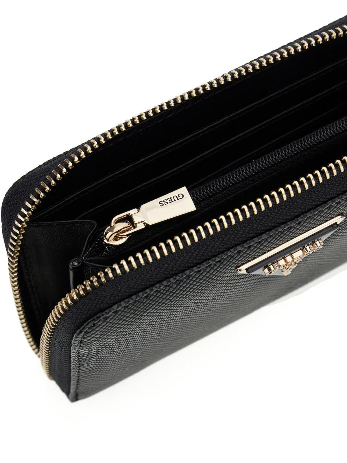 Medium Zip Around BLACK